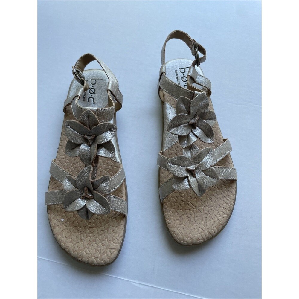 boc sandals size 8 Gold Color In new Condition